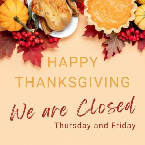 closed thanksgiving infographic