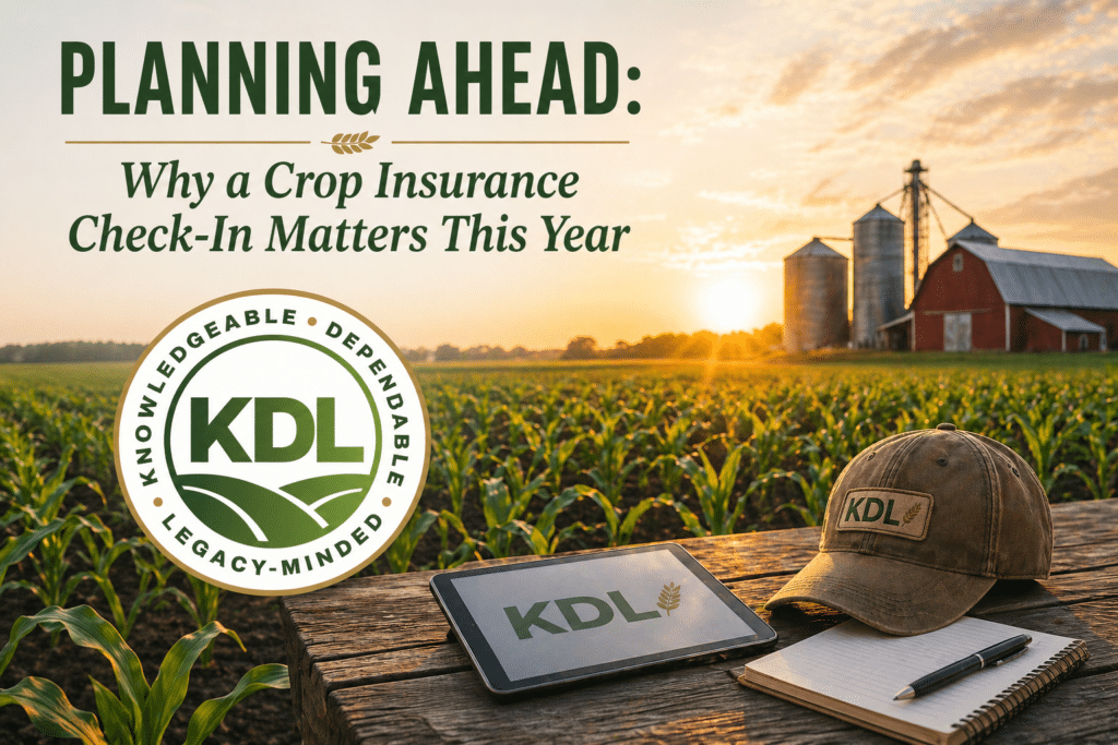 planning ahead: why a crop insurance check-in matters this year infographic